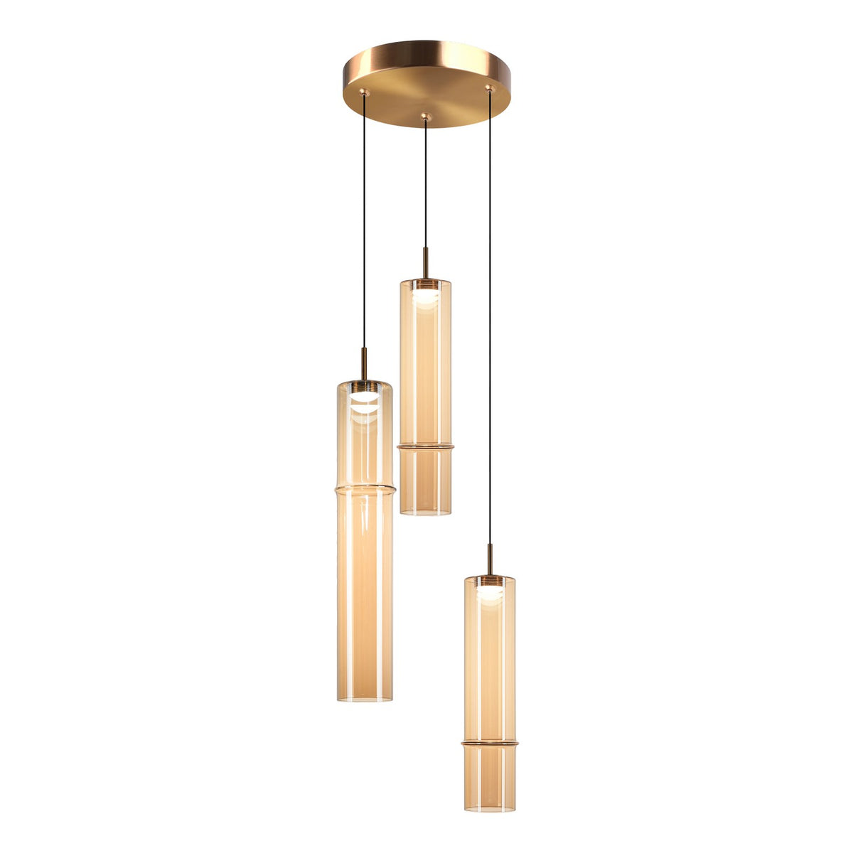 Suspension 3 lumières | Bambu
