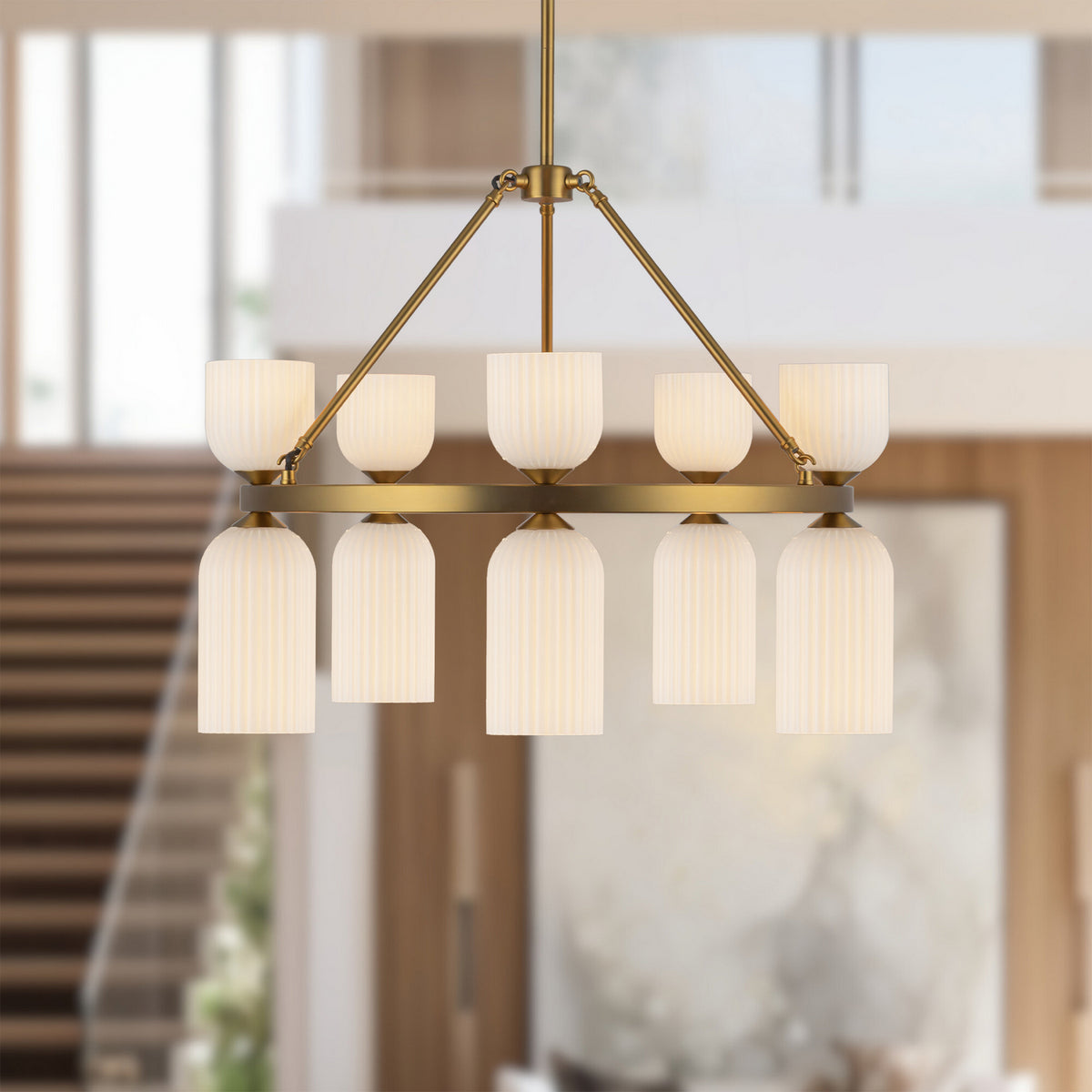 Lustre 10 lumières | Nelly