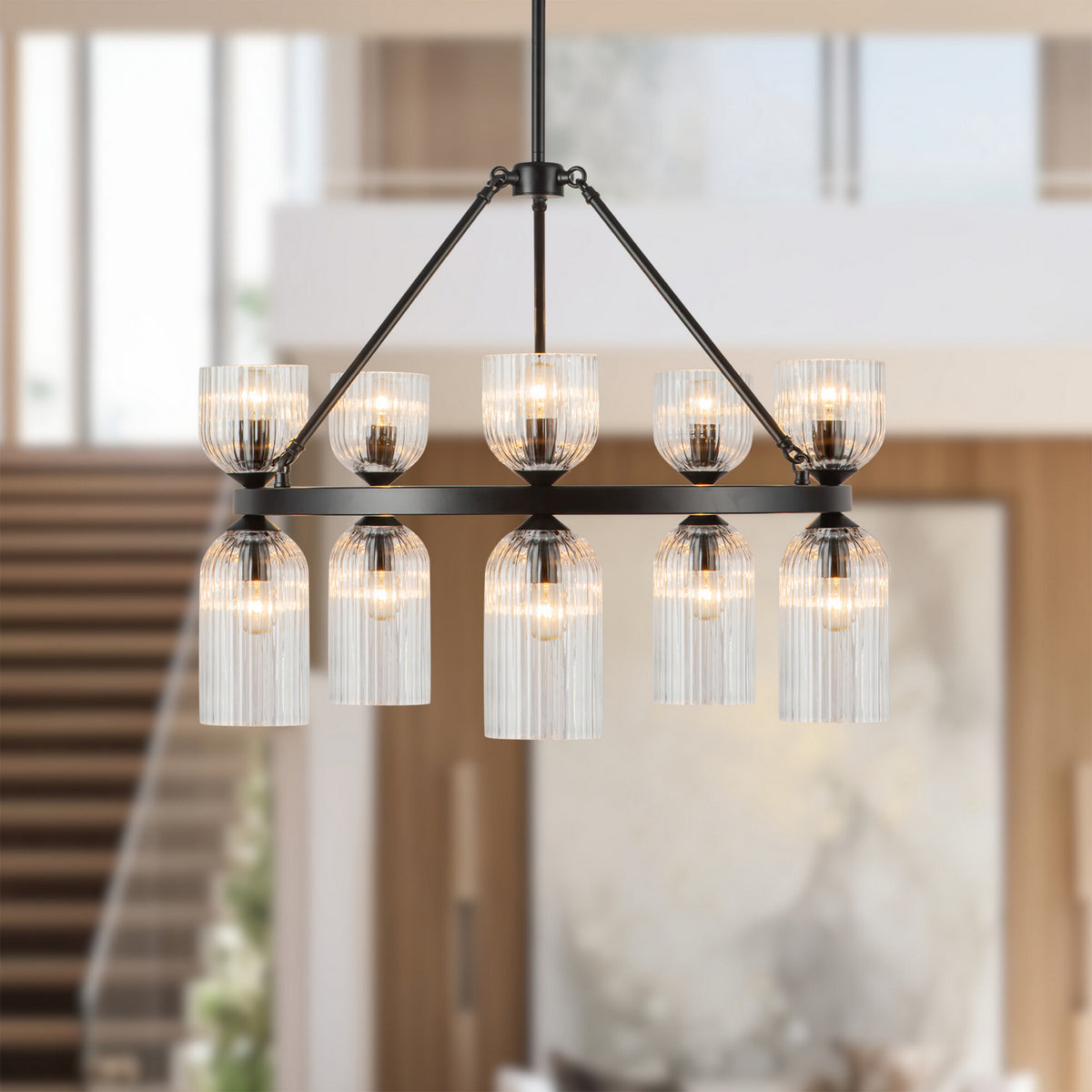Lustre 10 lumières | Nelly