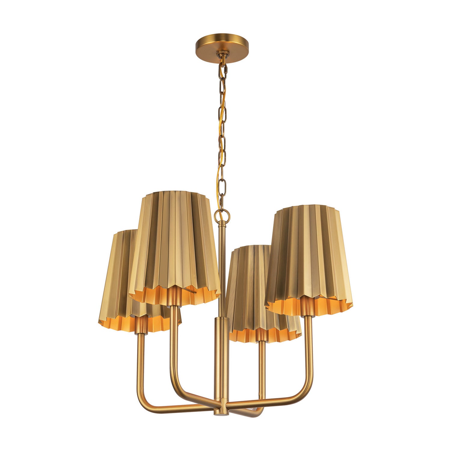 Lustre 4 lumières | Plisse