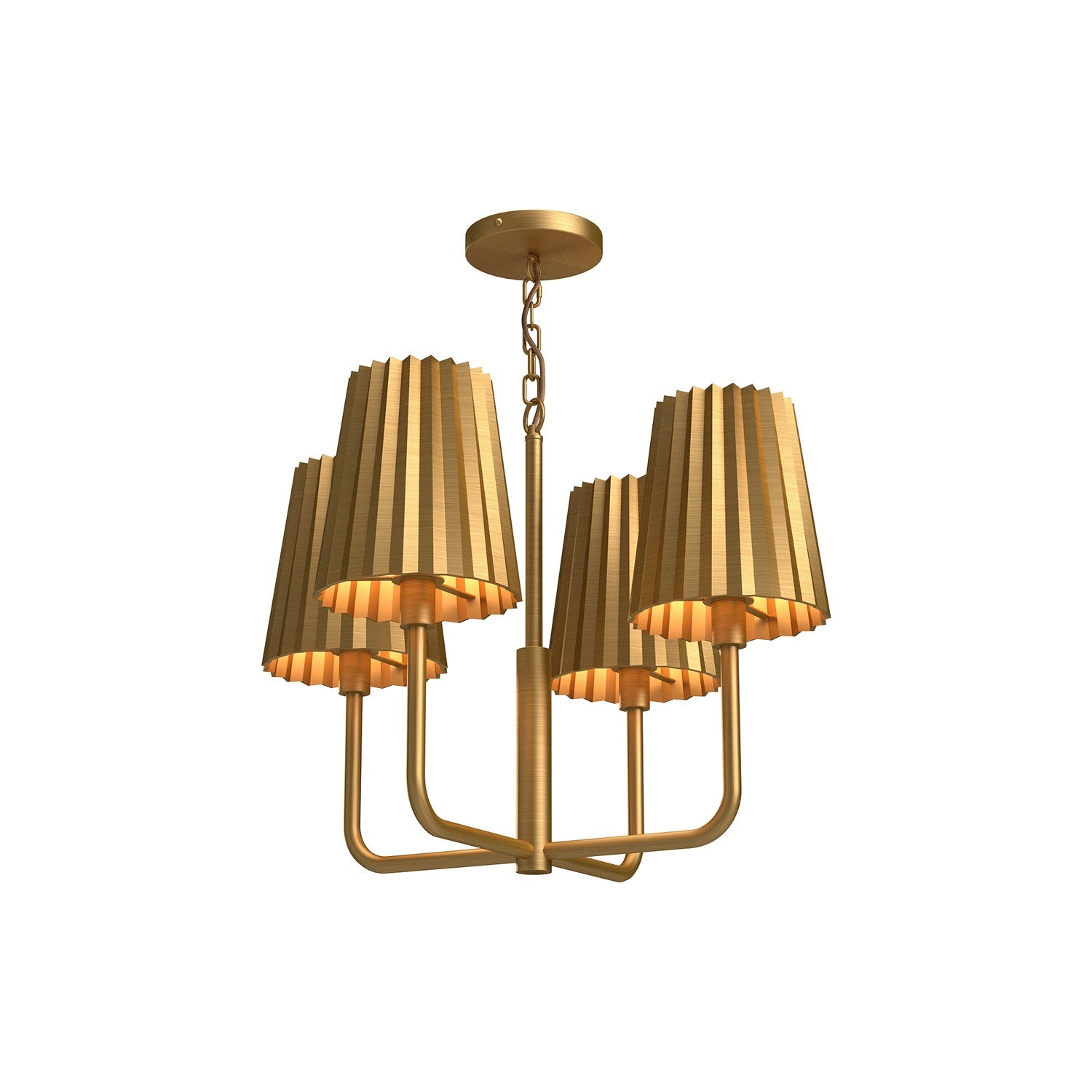 Lustre 4 lumières | Plisse