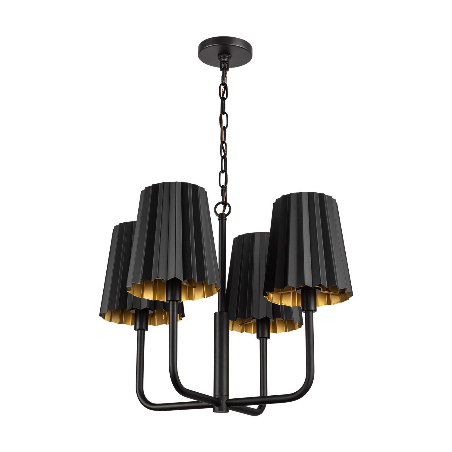 Lustre 4 lumières | Plisse