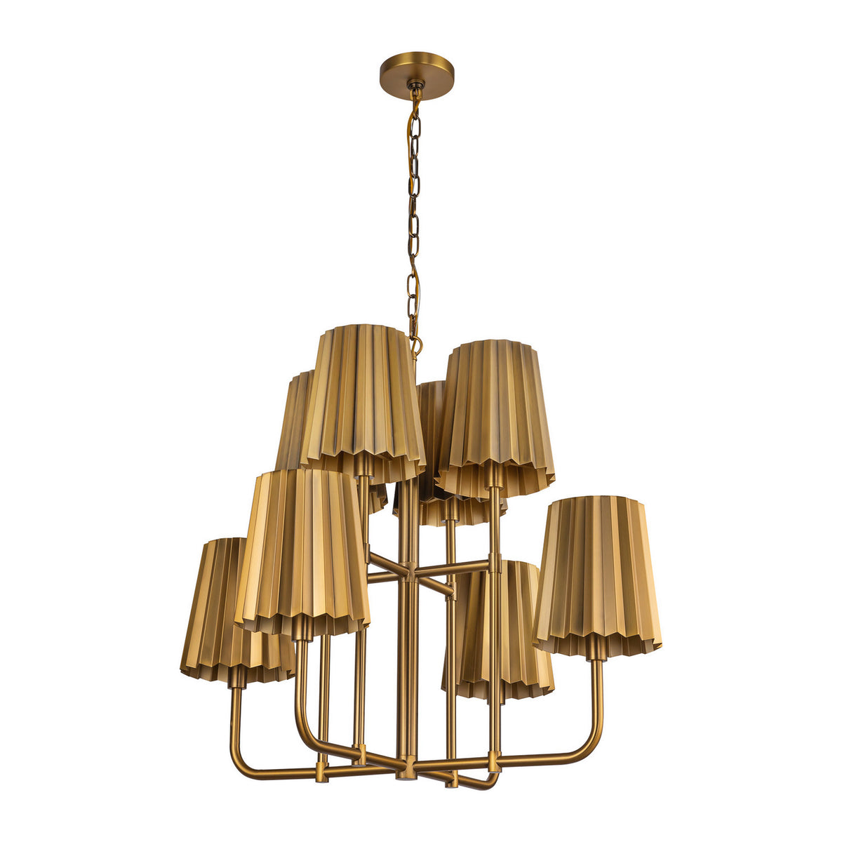 Lustre 8 lumières | Plisse