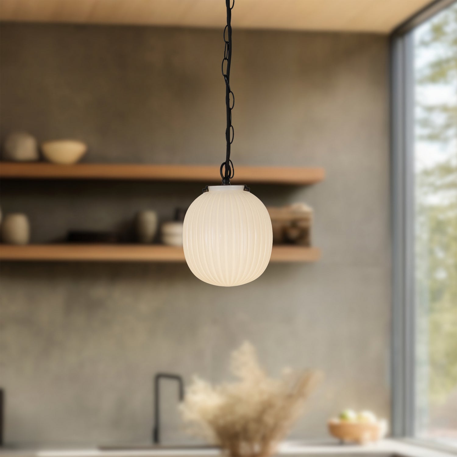 Suspension 1 lumière | Cherise