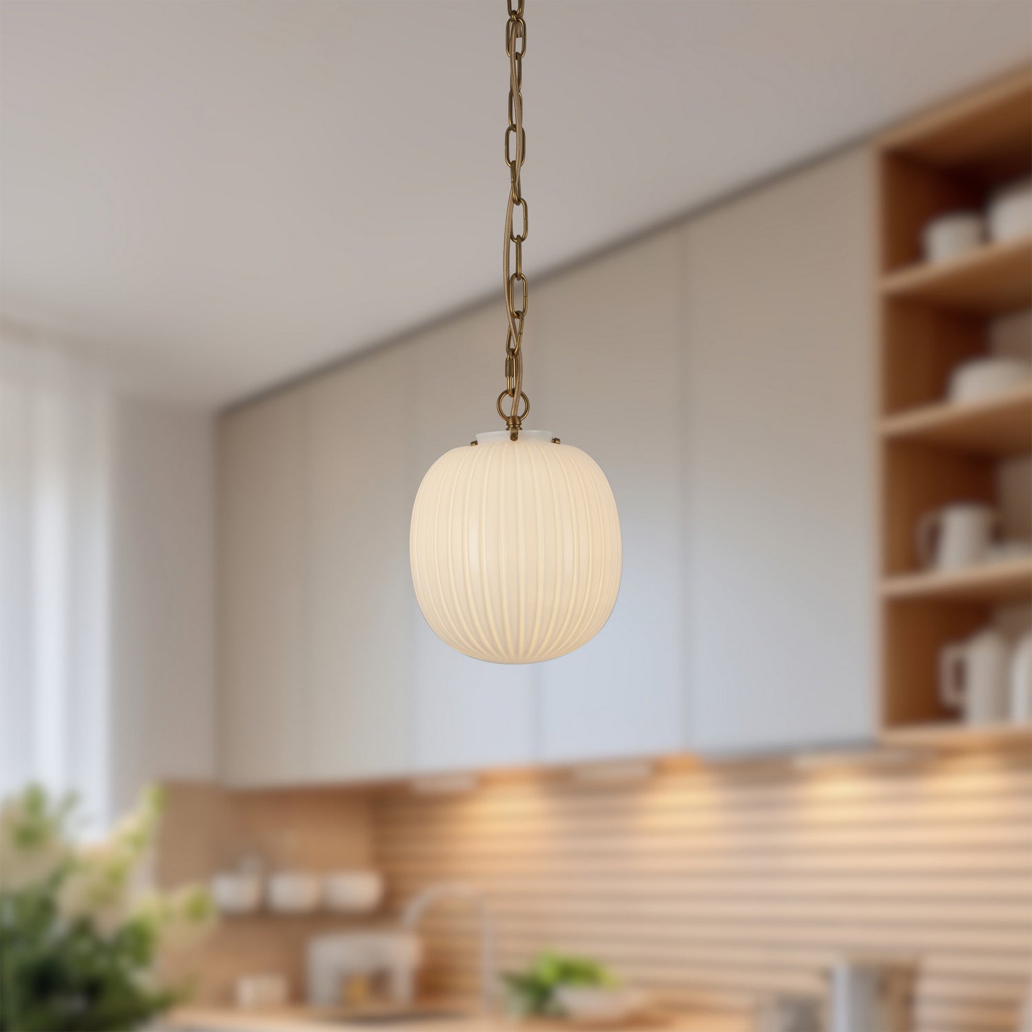 Suspension 1 lumière | Cherise