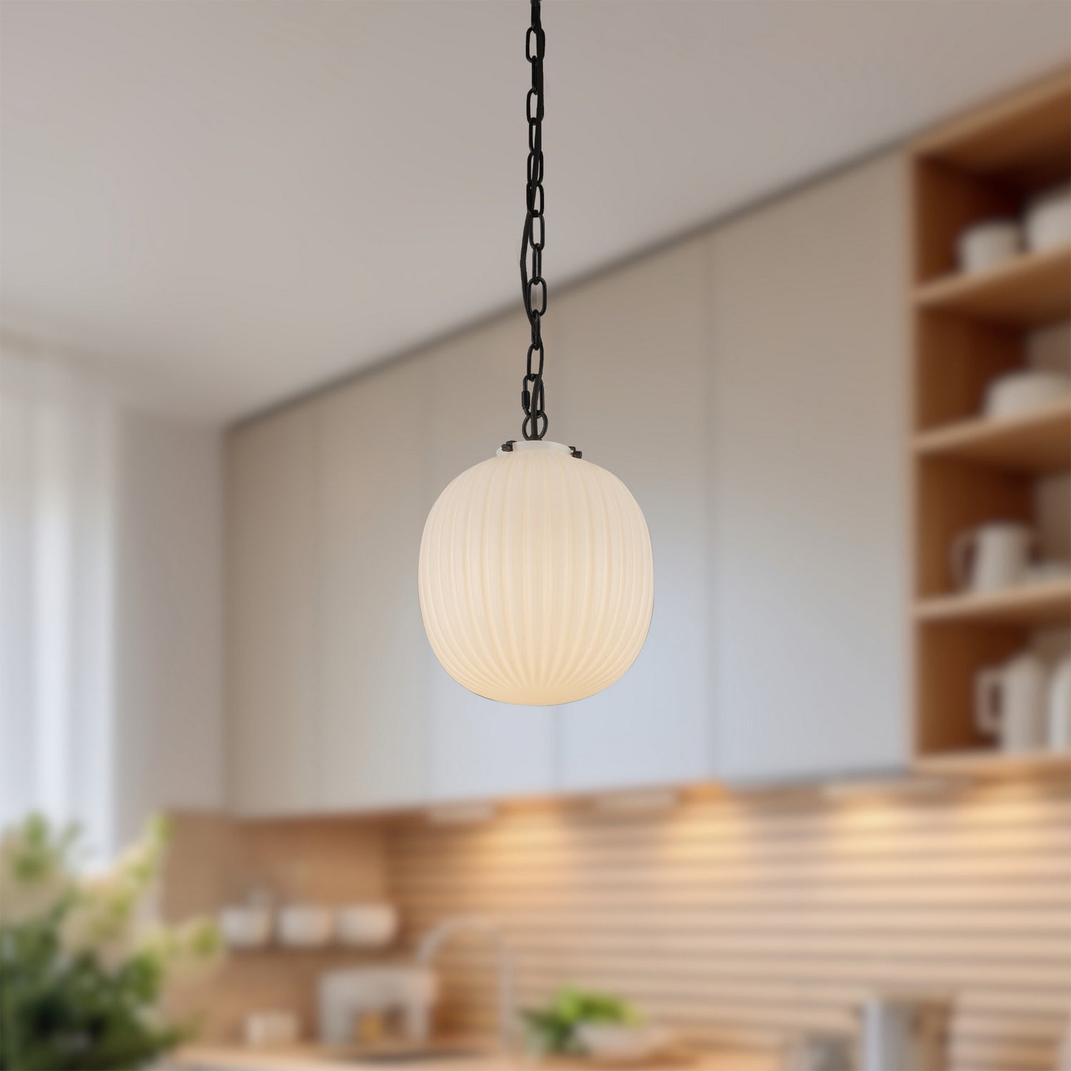 Suspension 1 lumière | Cherise