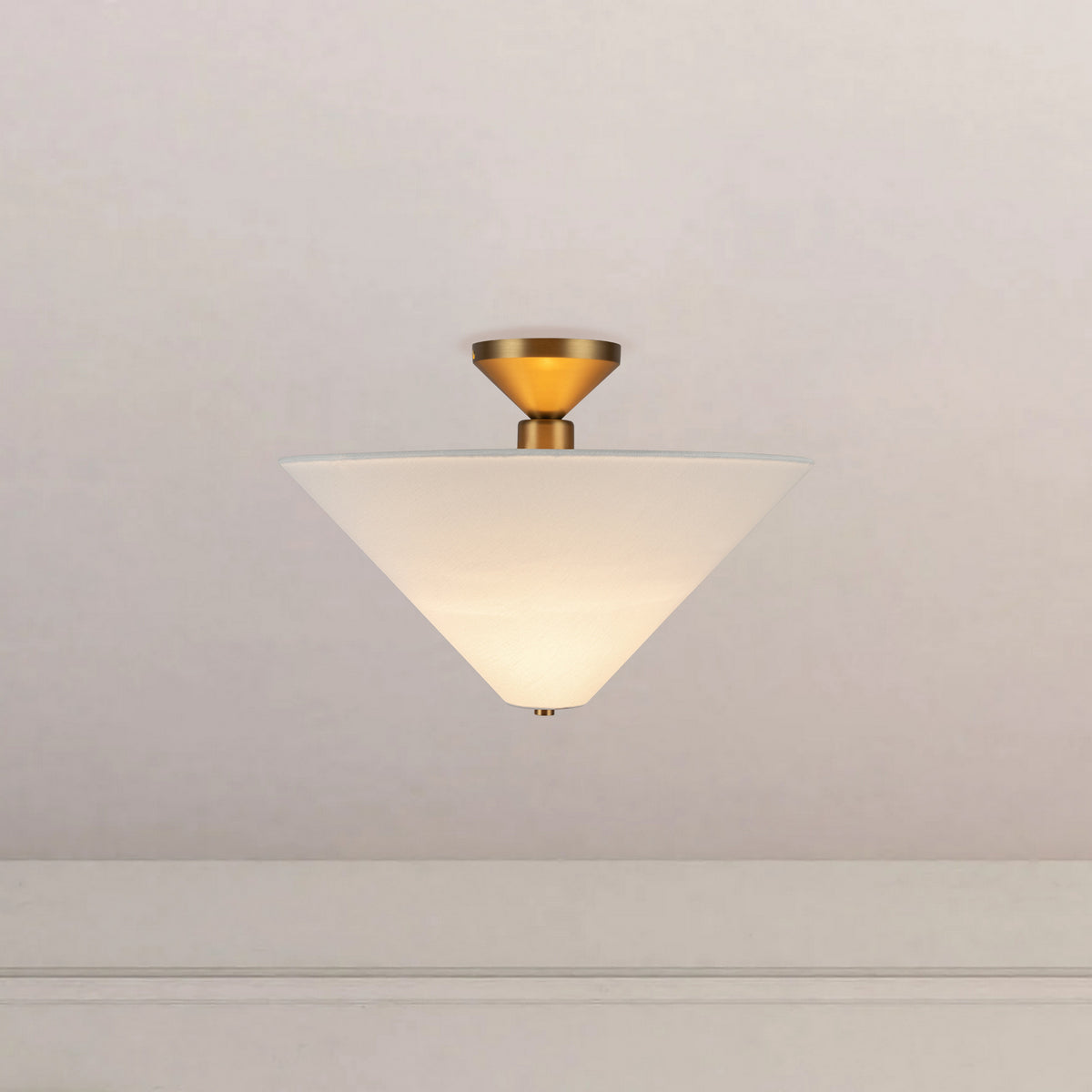 Semi-plafonnier 1 lumière | Bridgette