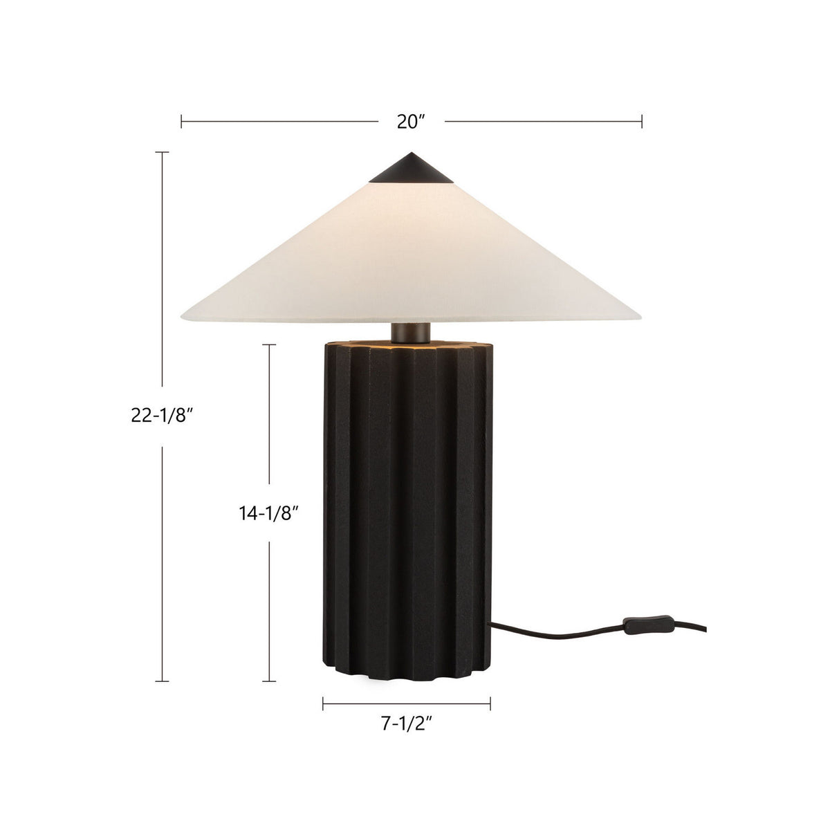 Lampe de table 1 lumière | Ono