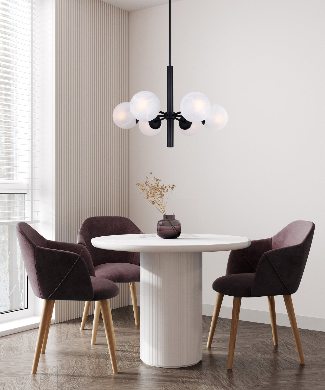 Lustre 6 lumières | Mackenna