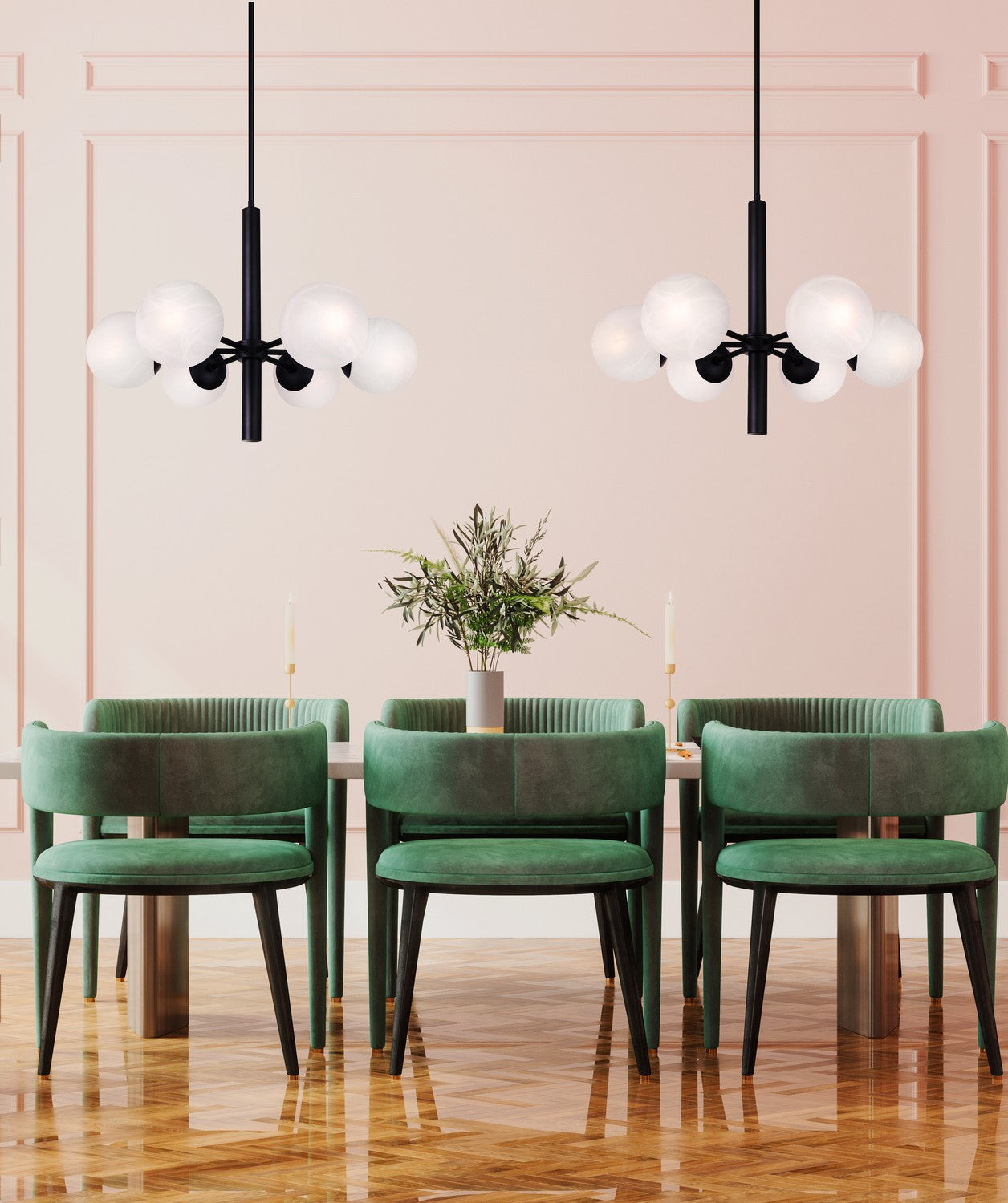 Lustre 6 lumières | Mackenna