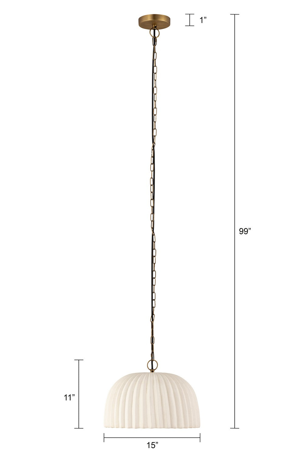 Suspension 1 lumière | Audrey