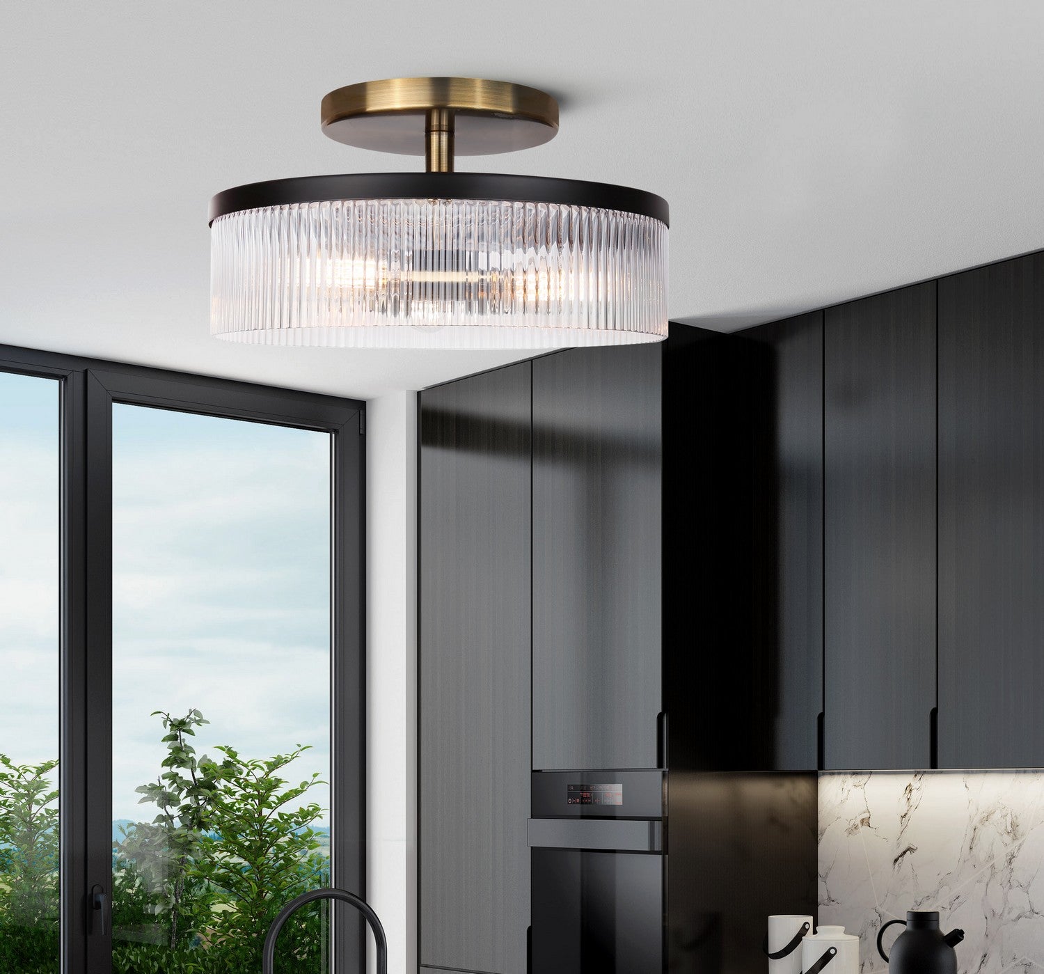 Semi-plafonnier 3 lumières | Jenner