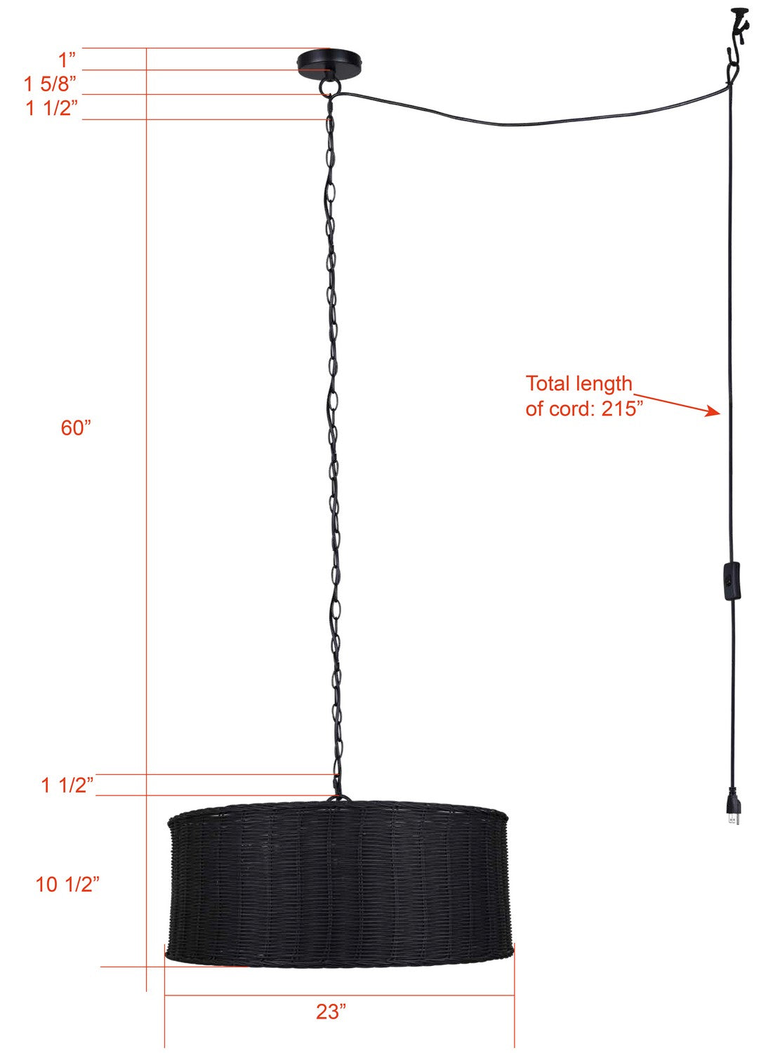 Lustre 5 lumières | Granna