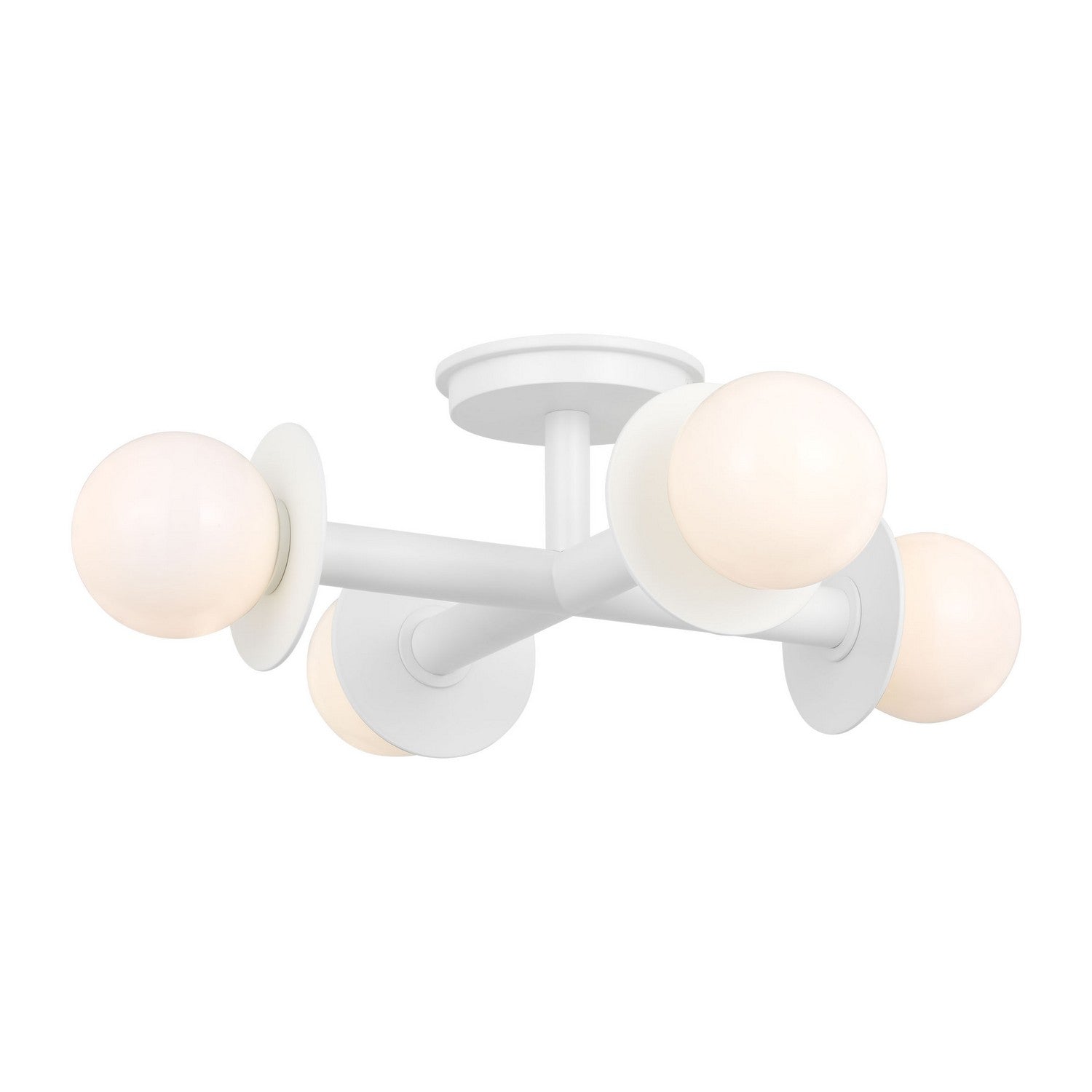 Semi-plafonnier 4 lumières | Nodes