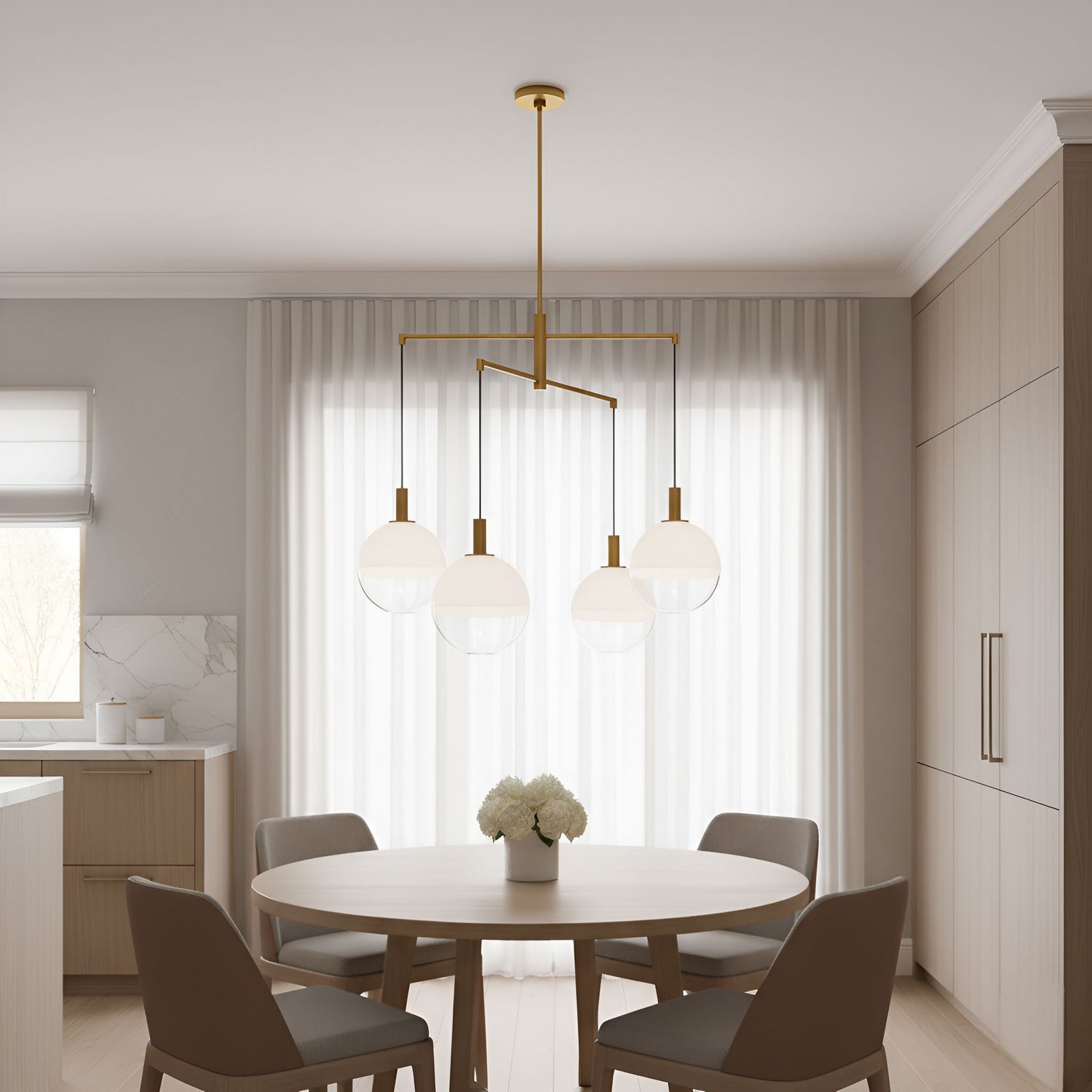 Lustre 4 lumières | Torian