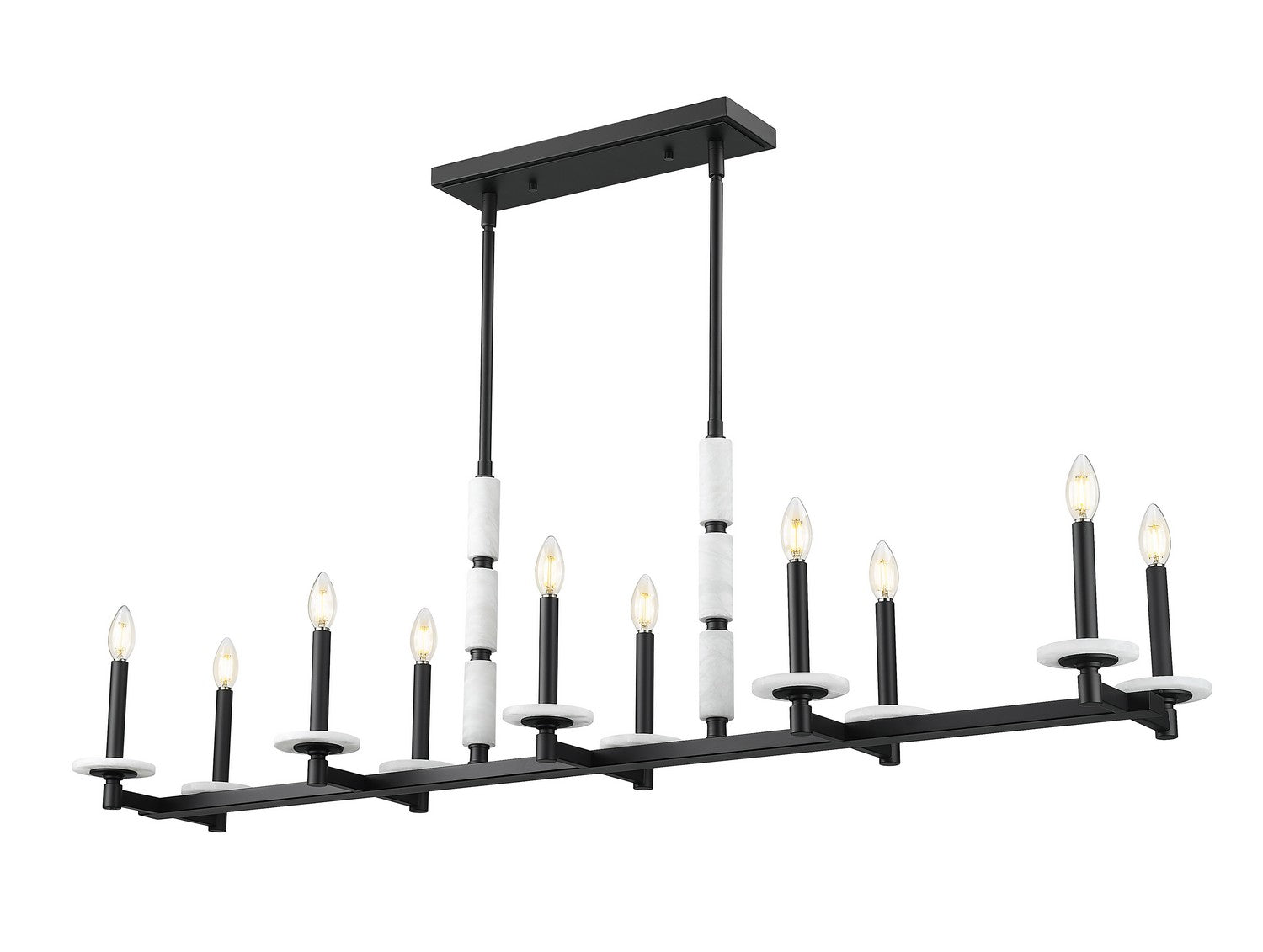 Lustre linéaire 10 lumières | Kaden