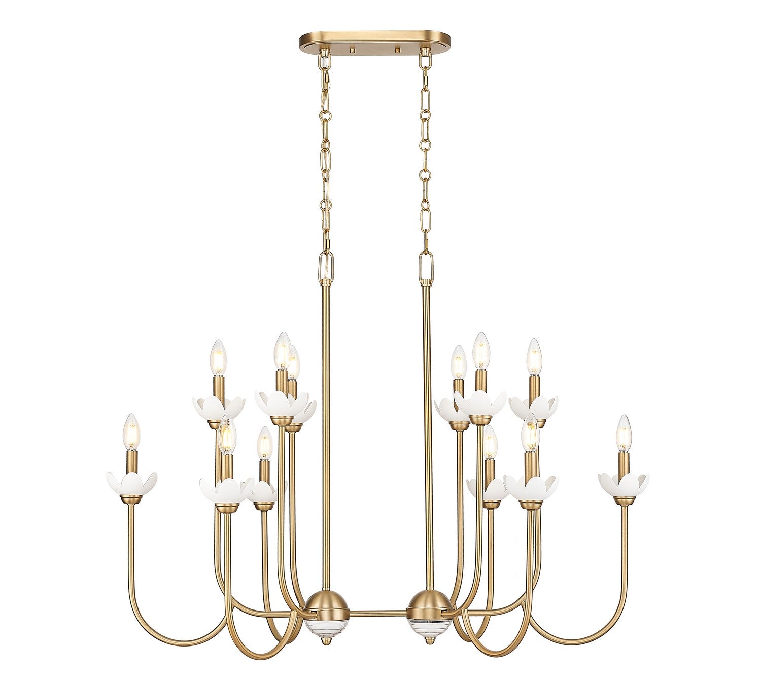 Lustre linéaire 12 lumières | Allistair