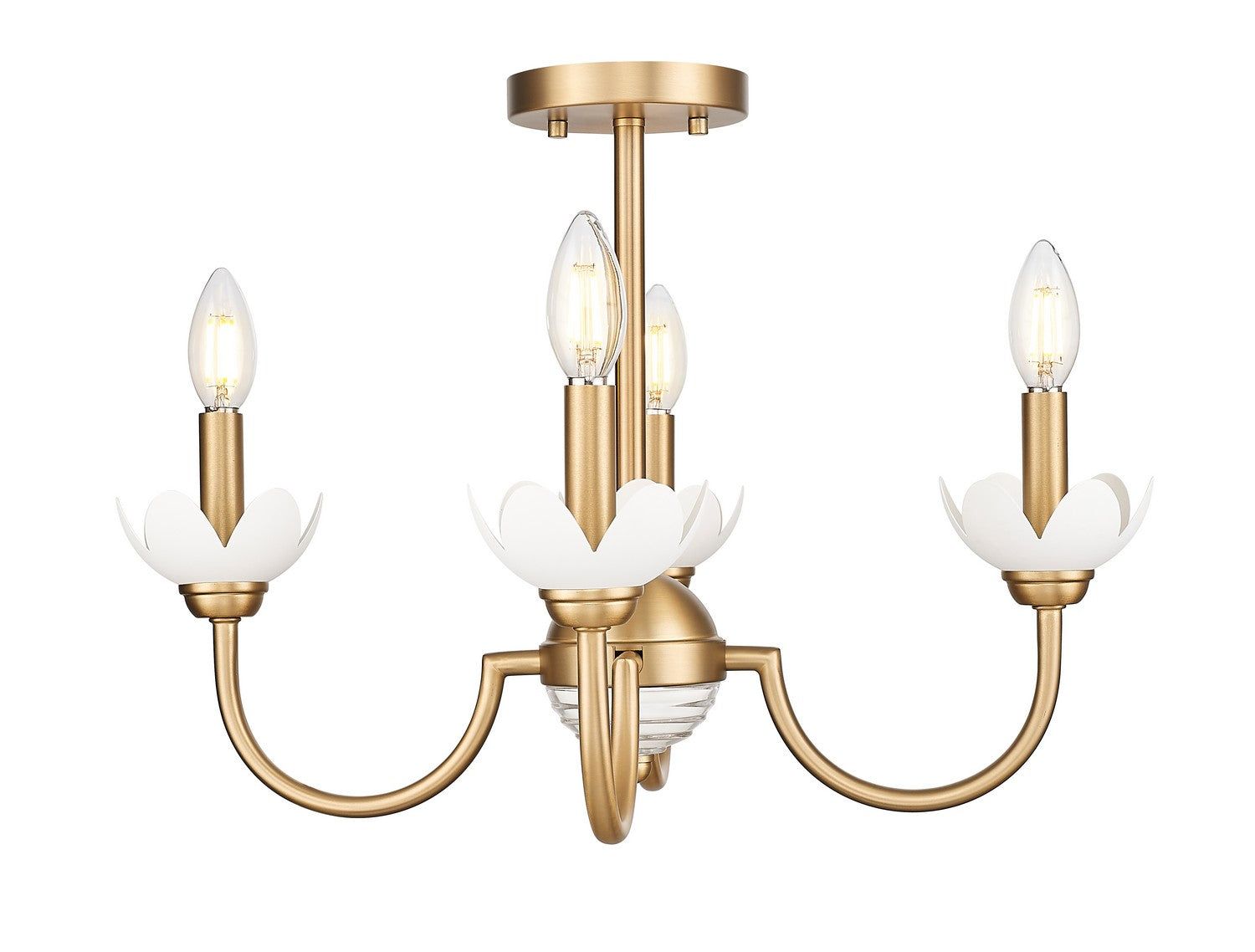 Semi-plafonnier 4 lumières | Allistair