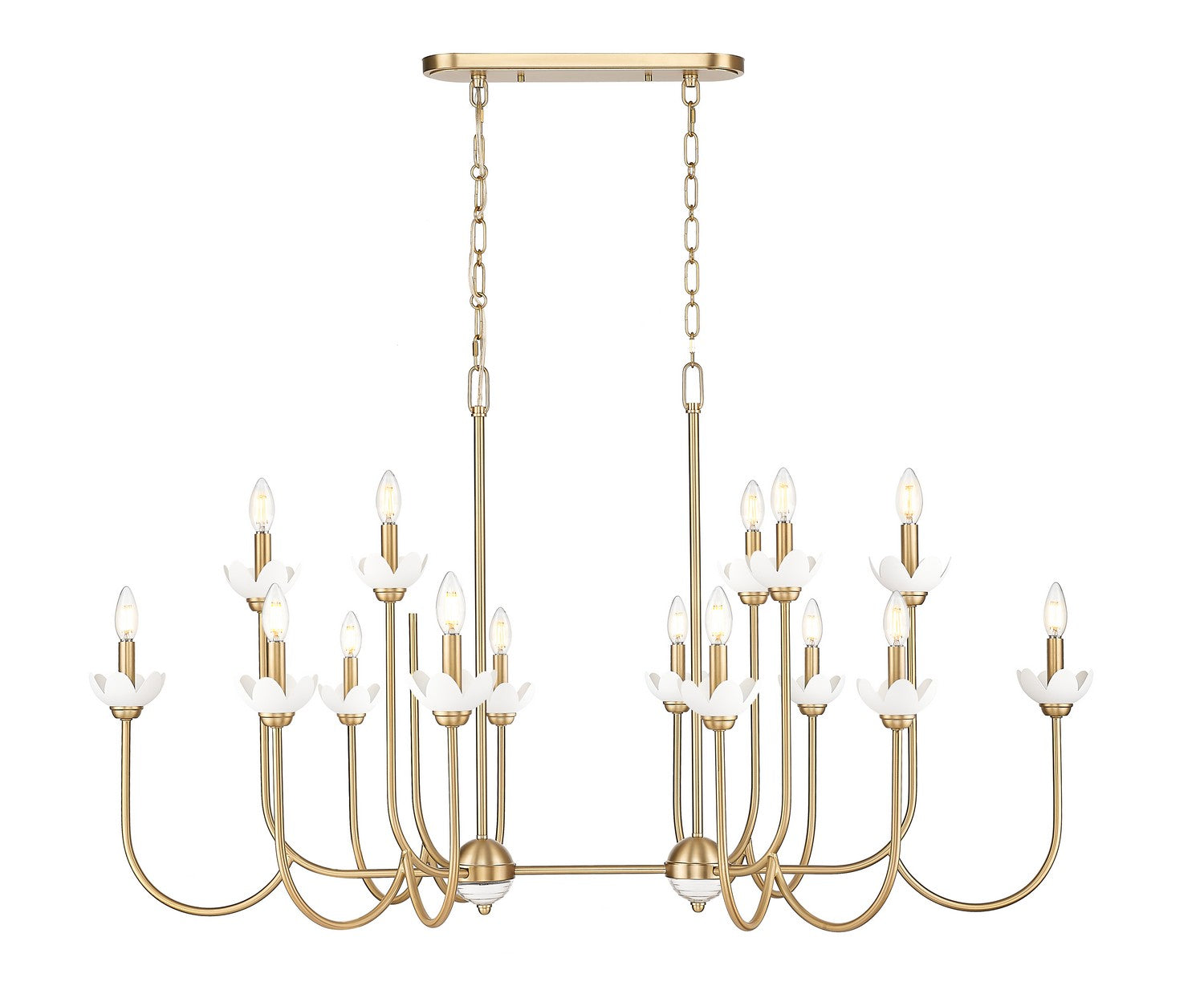 Lustre linéaire 16 lumières | Allistair