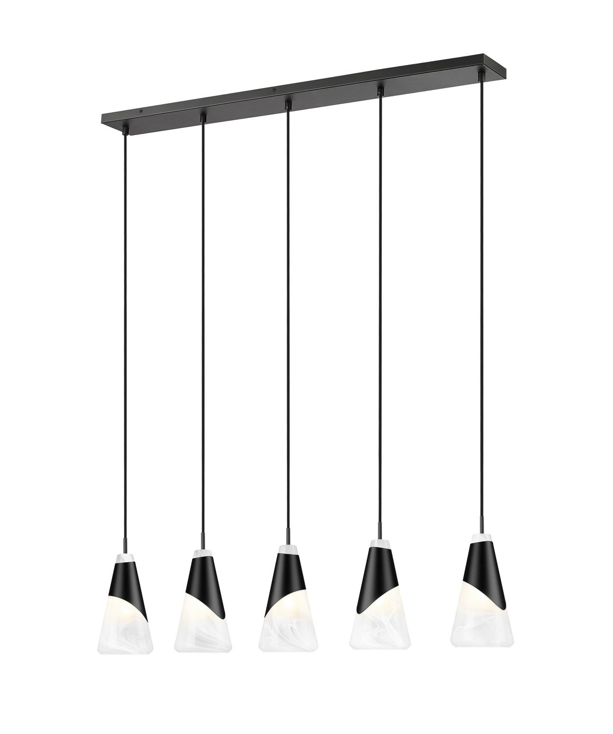 Lustre linéaire 5 lumières | Aimie