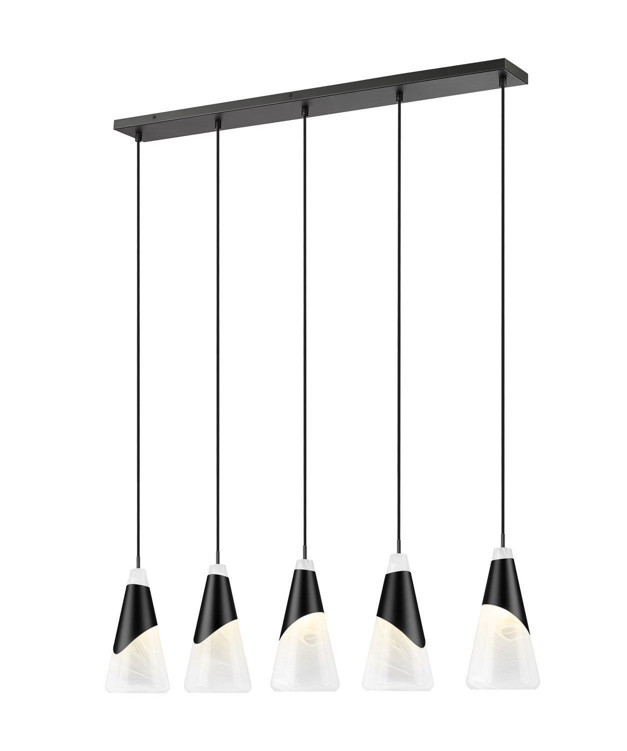 Lustre linéaire 5 lumières | Aimie