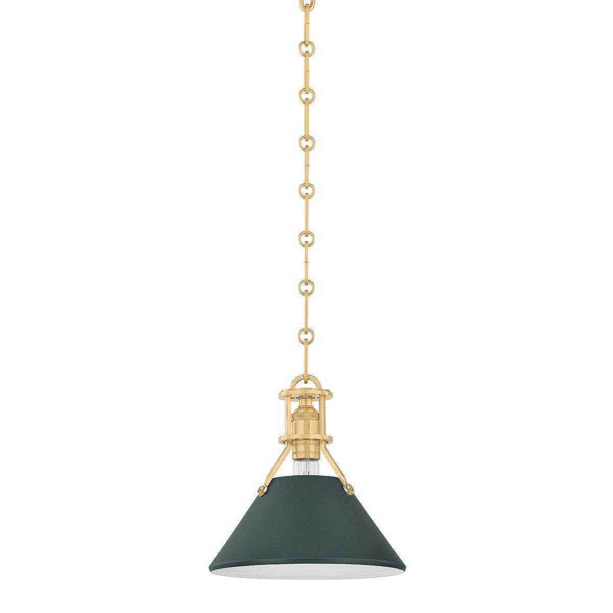 Suspension 1 lumière | Painted No. 2