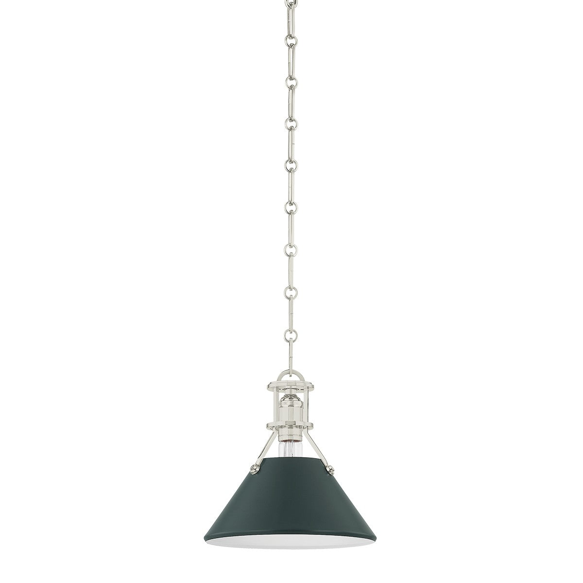 Suspension 1 lumière | Painted No. 2