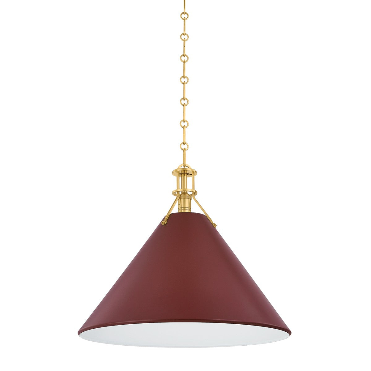 Suspension 1 lumière | Painted No. 2