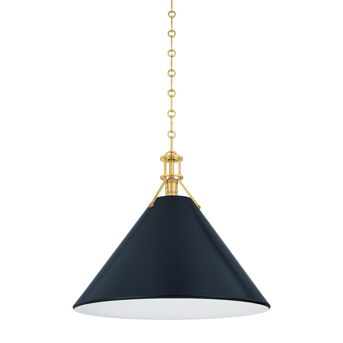 Suspension 1 lumière | Painted No. 2