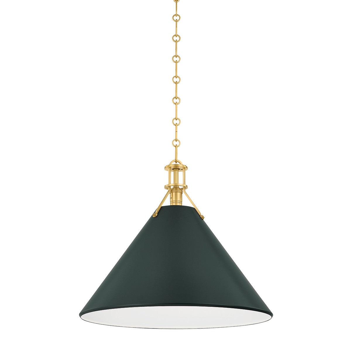 Suspension 1 lumière | Painted No. 2