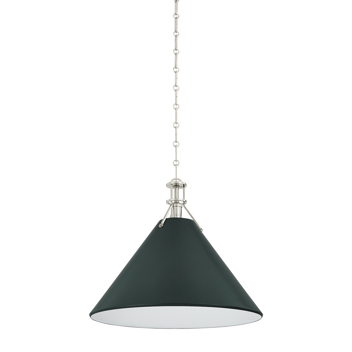 Suspension 1 lumière | Painted No. 2