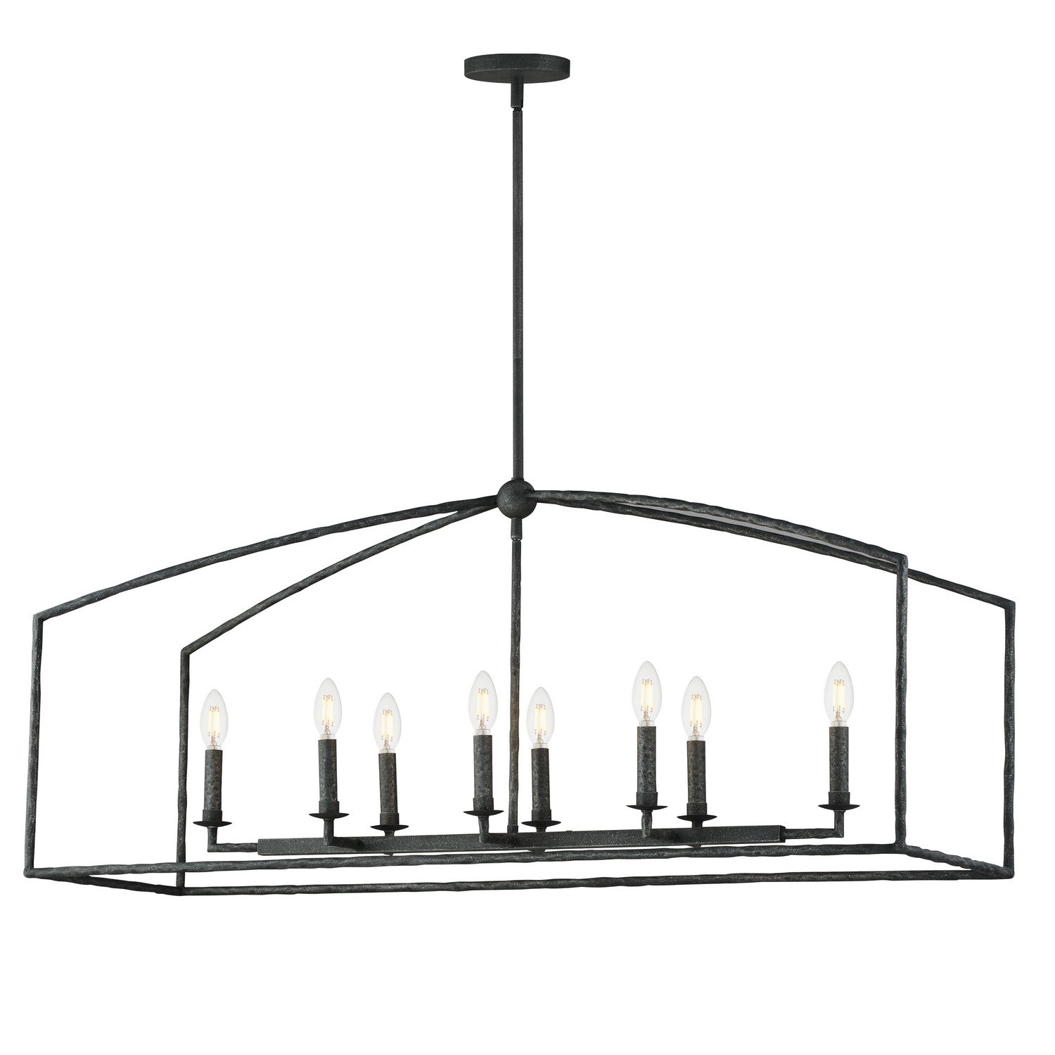 Suspension linéaire 8 lumières | Martel