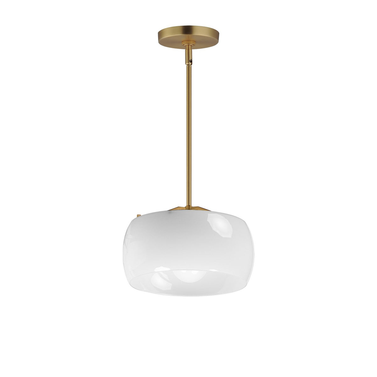 Suspension 1 lumière | Glazed