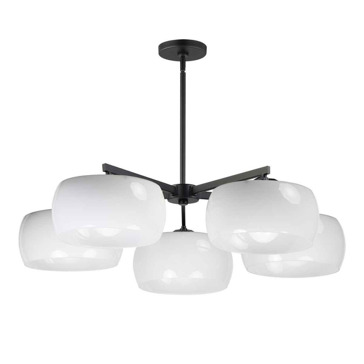 Lustre 5 lumières | Glazed