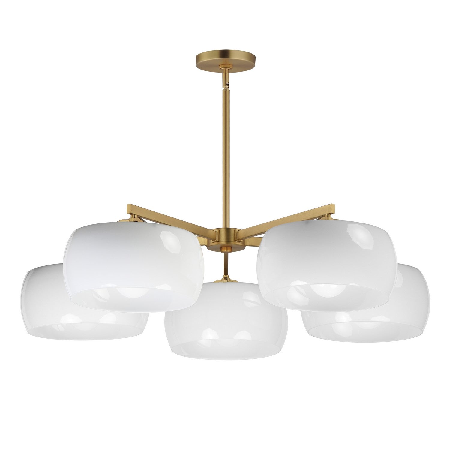 Lustre 5 lumières | Glazed