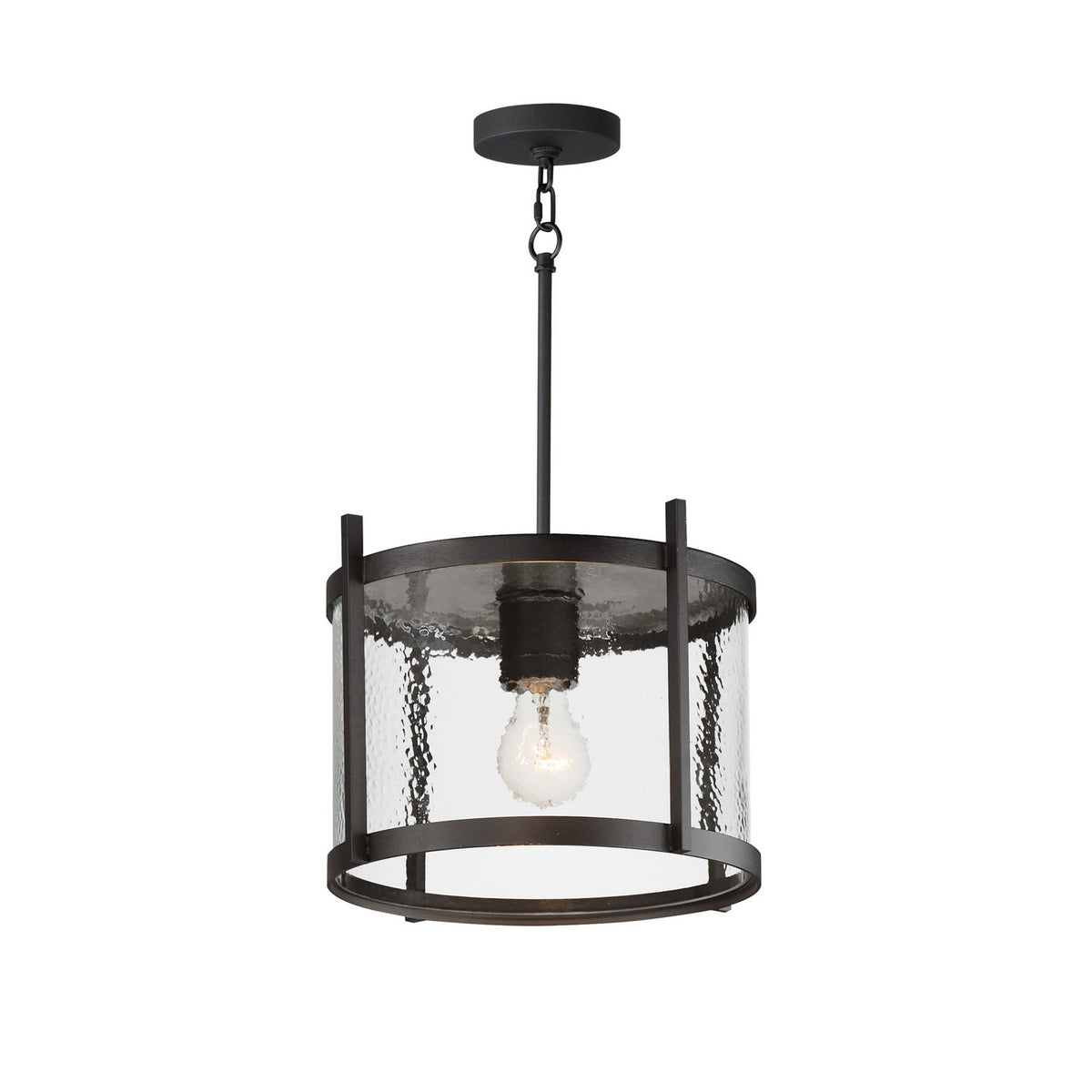 Maxim - Suspension extérieure 1 lumière | Belfry - 30061HMBK