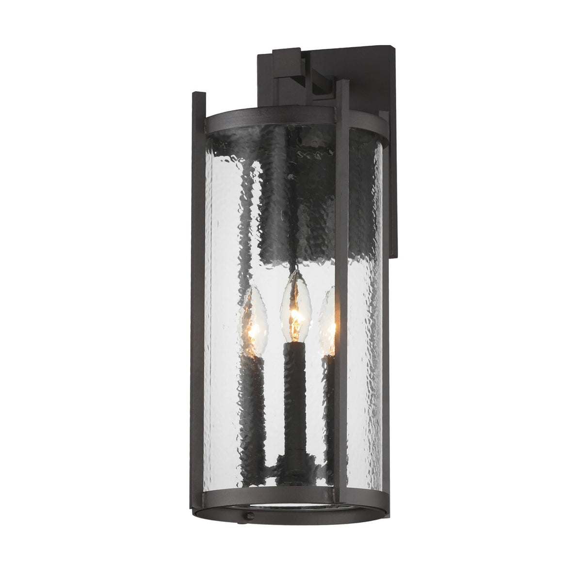 Maxim - Lanterne murale extérieure 3 lumières | Belfry - 30065HMBK