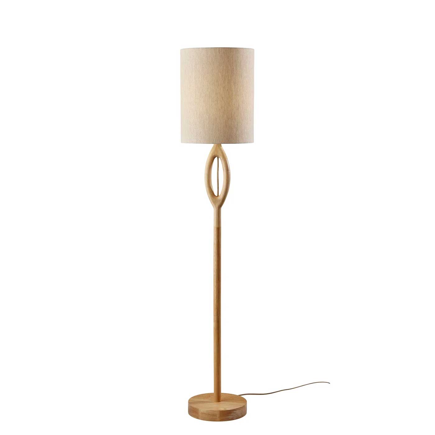 MAYFAIR Floor lamp Wood - 1628-12 | ADESSO