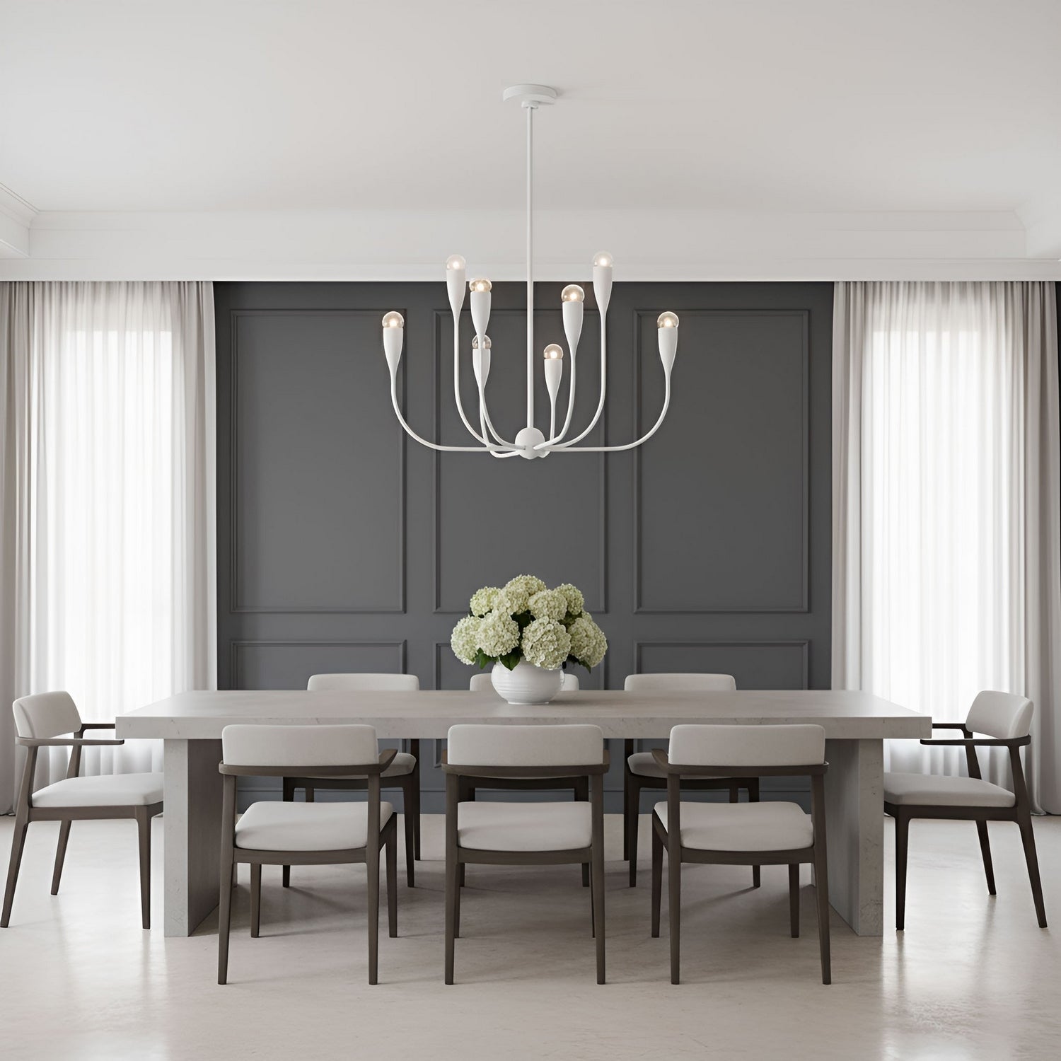 Lustre 8 lumières | Maya