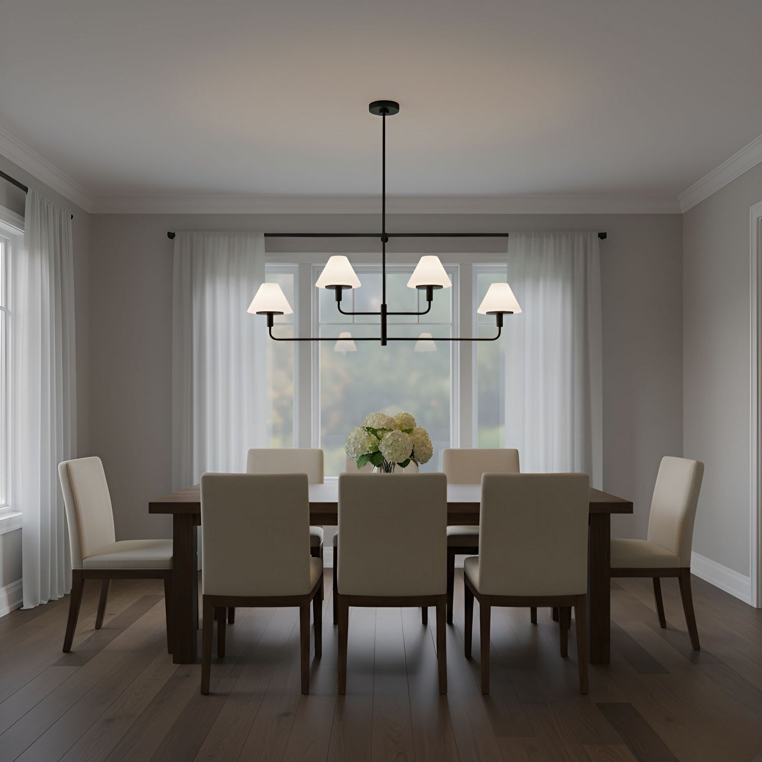 Lustre 4 lumières | Mendota