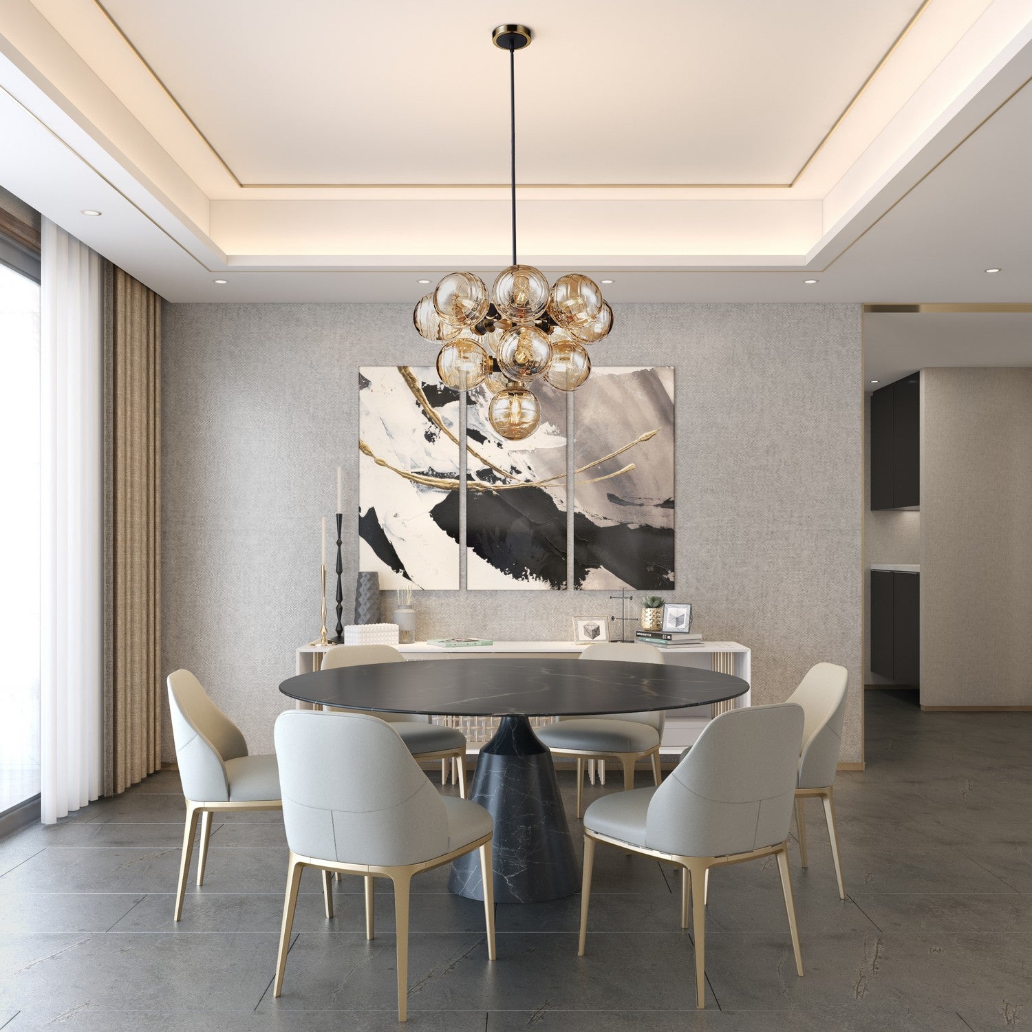 Lustre 13 lumières | Gem