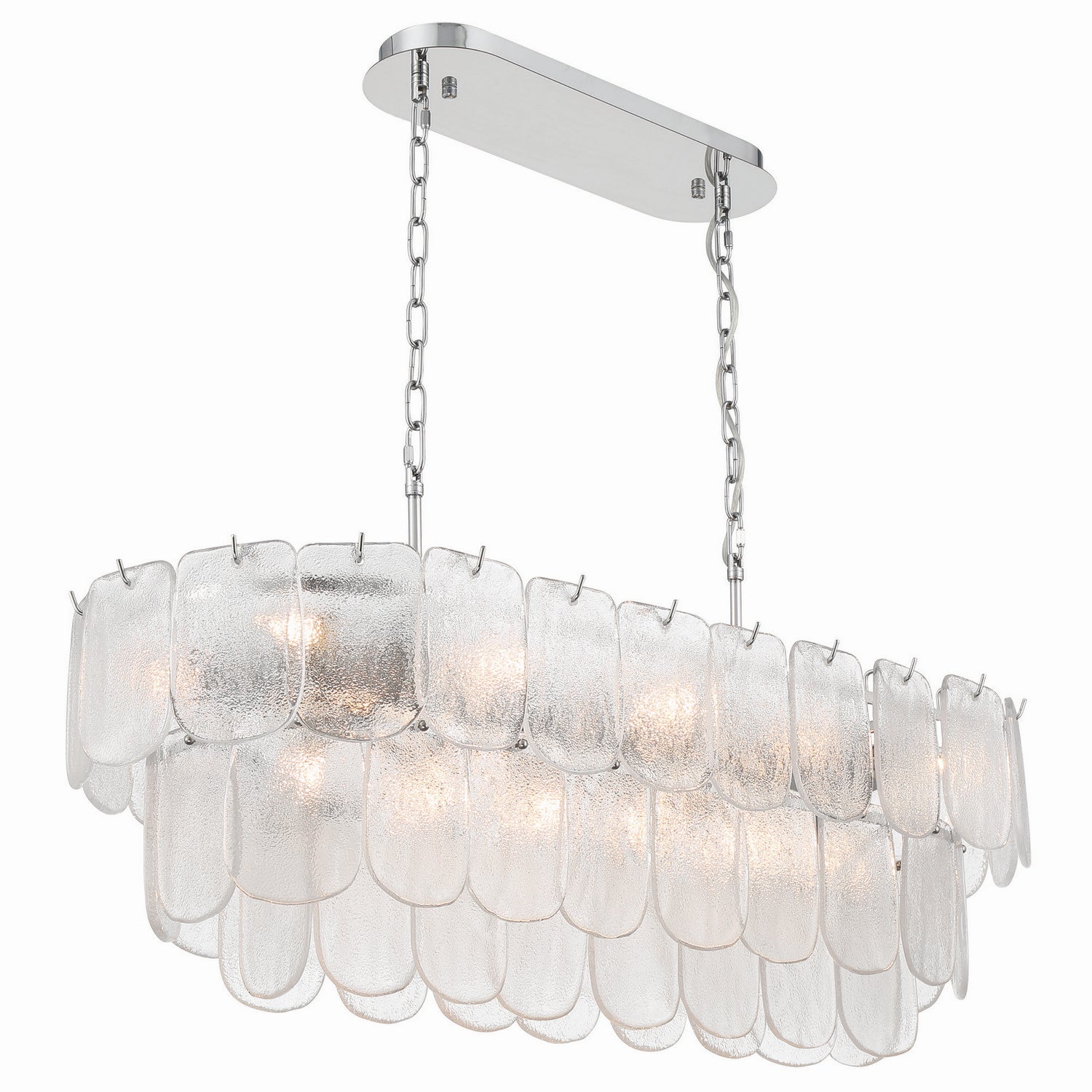 Suspension d'îlot 12 lumières | Bianca