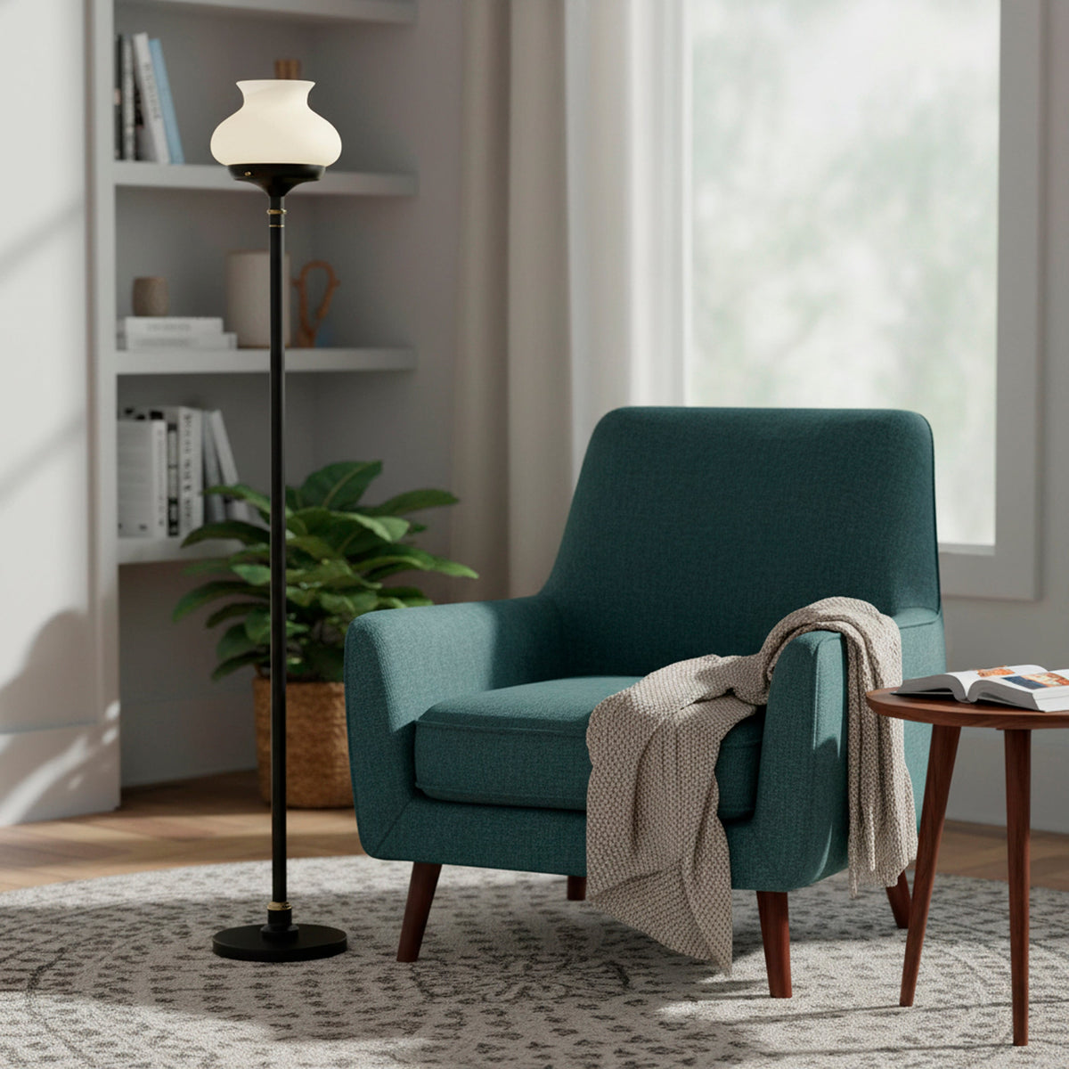 Lampadaire torchère | Shelby — Adesso
