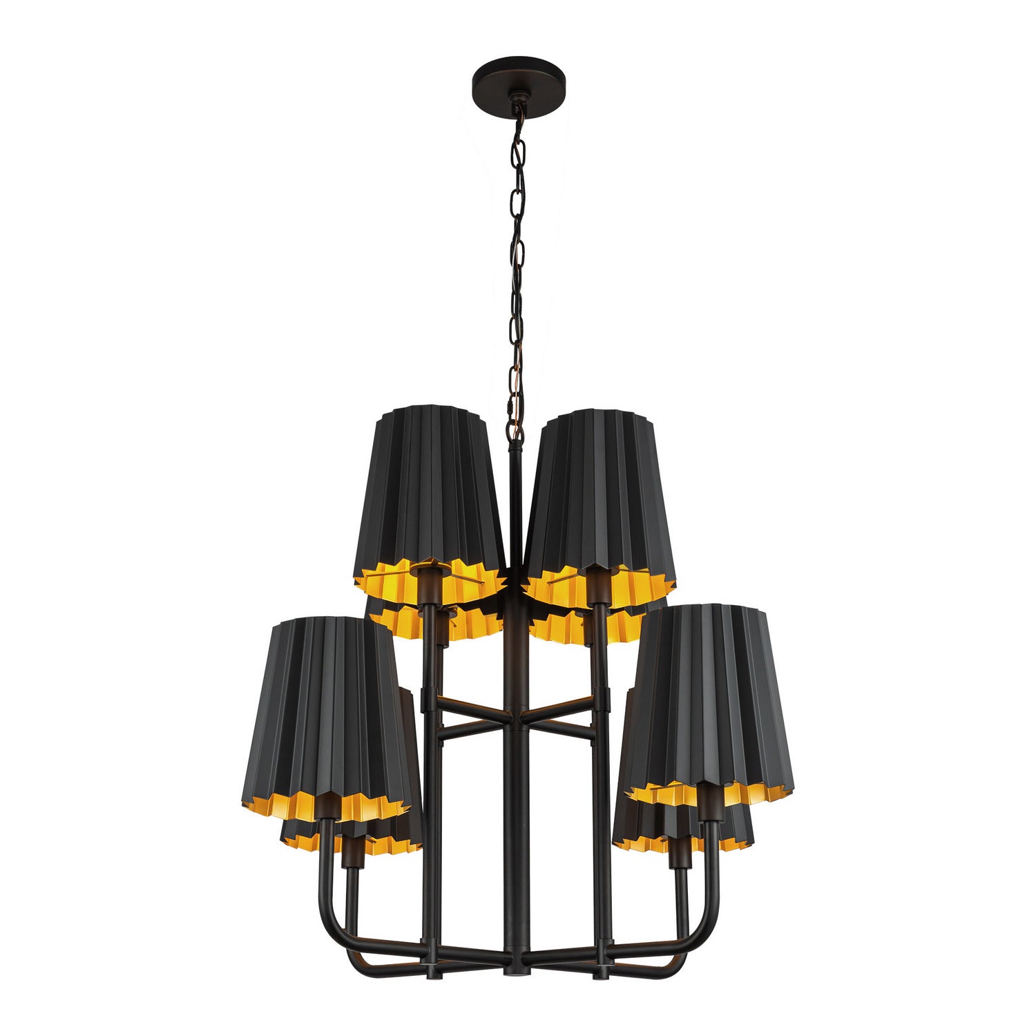 Lustre 8 lumières | Plisse
