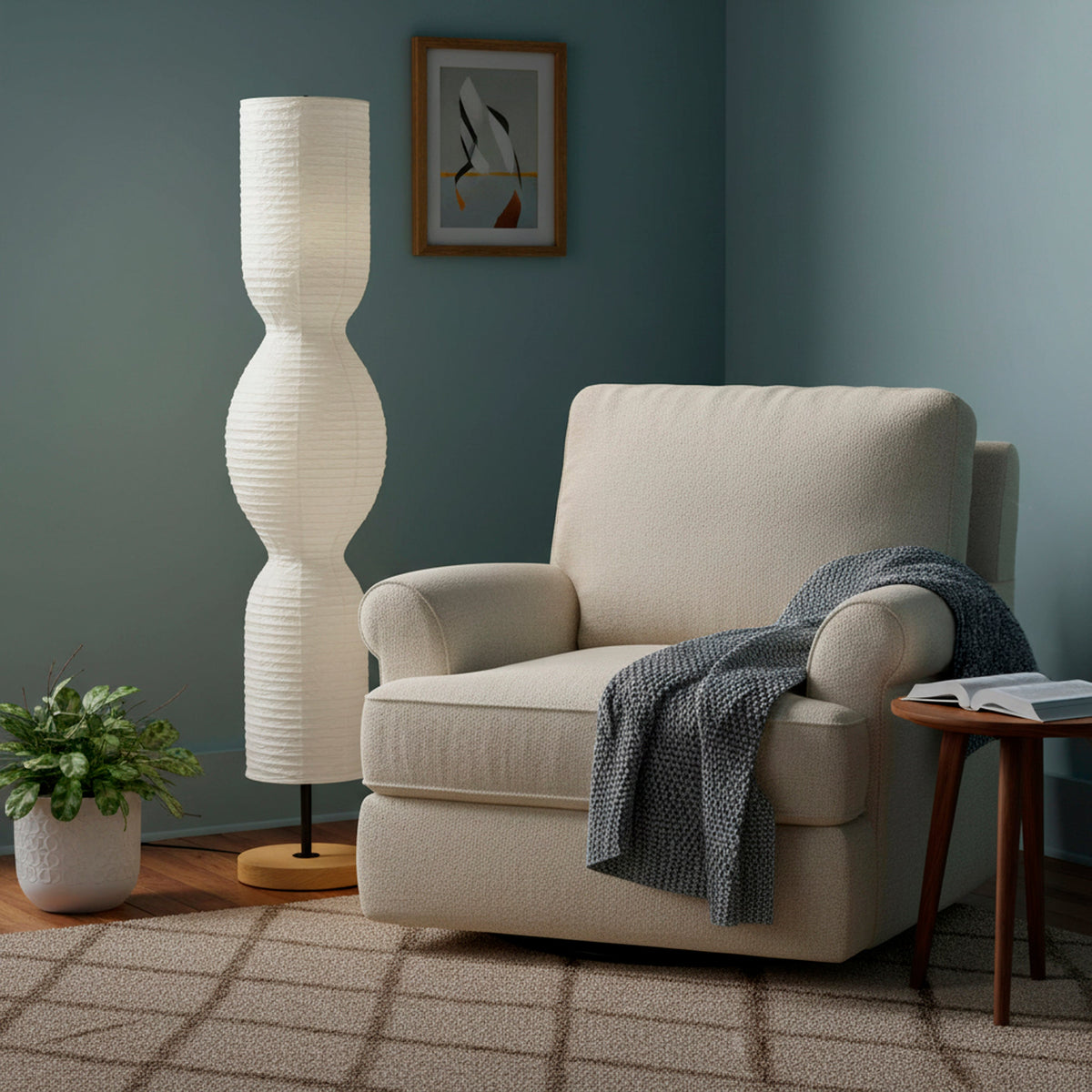 Lampadaire sablier | Gobi — Adesso