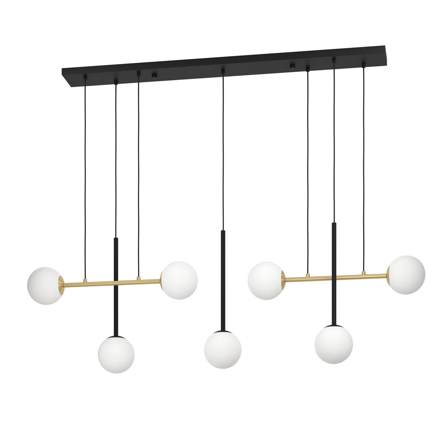 Suspension linéaire 7 lumières | Paz