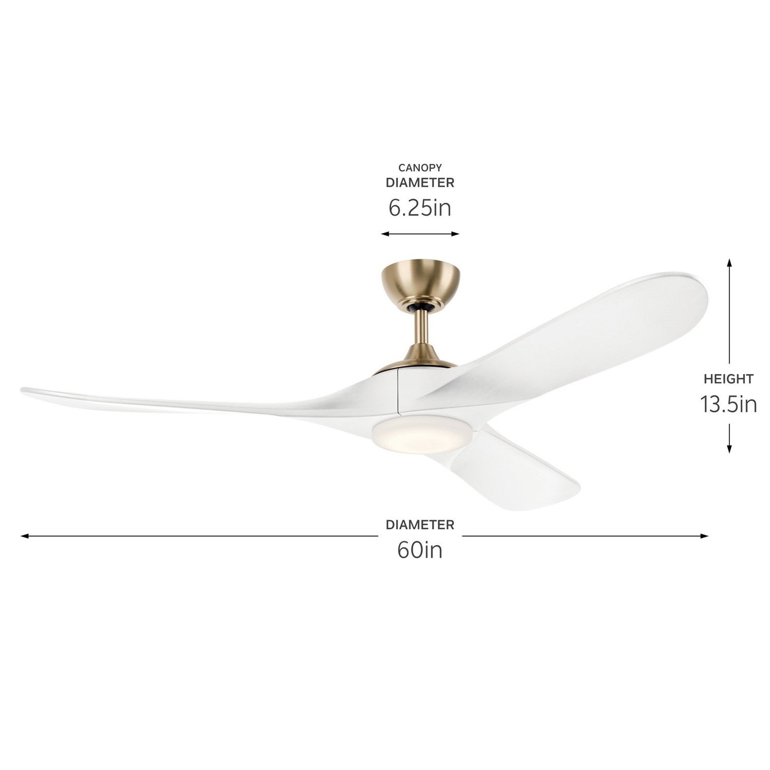 Ventilateur de plafond 60 po | Mylo