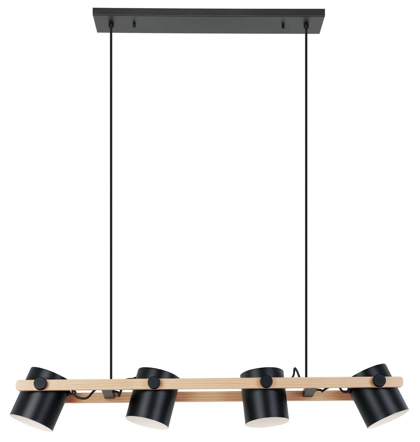 Suspension linéaire 4 lumières | Hornwood