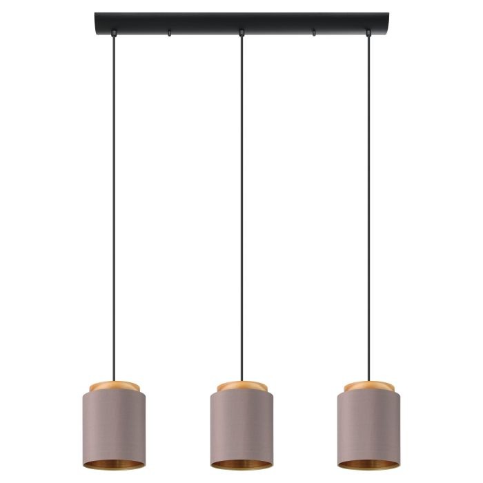 Suspension linéaire 3 lumières | Albariza