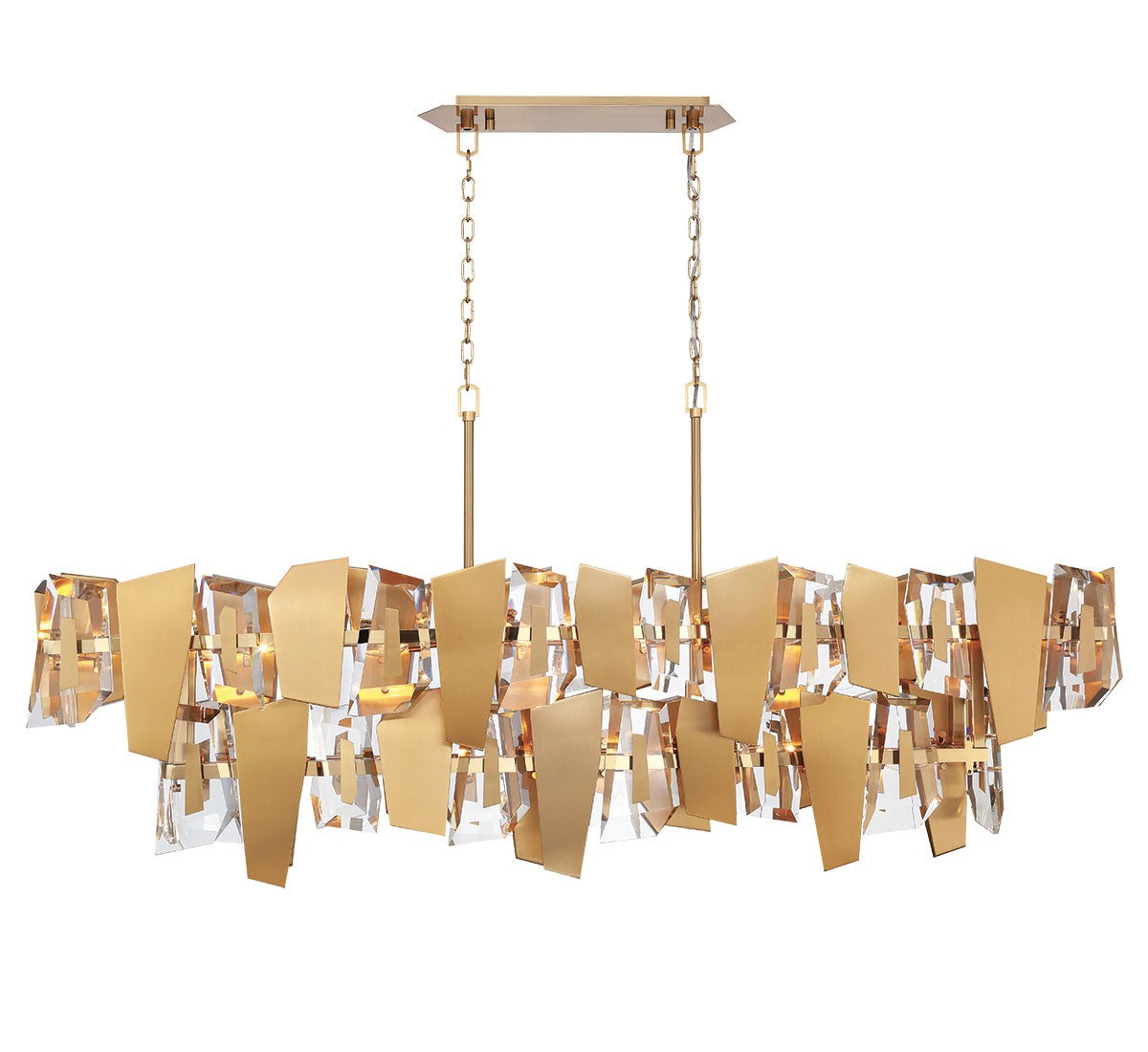 Lustre linéaire 14 lumières | Castellana